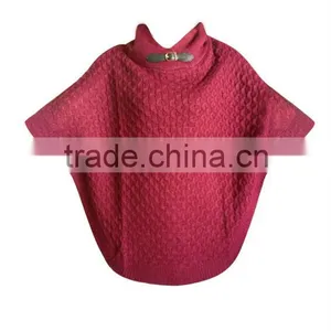 2014-2015 New Fashion Butterfly Style Poncho High Quality Sweater thumbnail-1