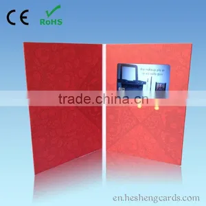 7 Inch Customized Printing Video Brochure Card for Gift ,invitation ,business thumbnail-5