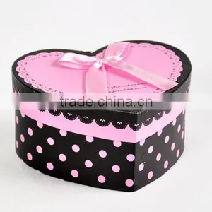 Handmade Creative Nice Design Custom Paper Heart Shape Packaging Gift Boxes thumbnail-1