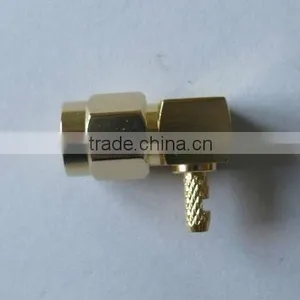 Reverse Polarity SMA Plug With Socket Contact for Rg174, Male Body With Female Pin thumbnail-1