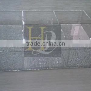 Acrylic Tray With Divider, Acrylic Restaurent Serving Tray, Acrylic Tray Clear thumbnail-4