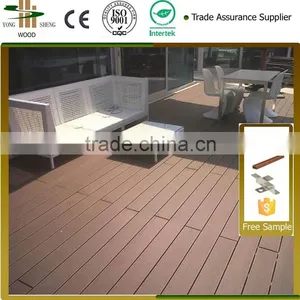 Crack-resistant Outdoor Co-extrusion Wpc Decking/WPC DECK thumbnail-1