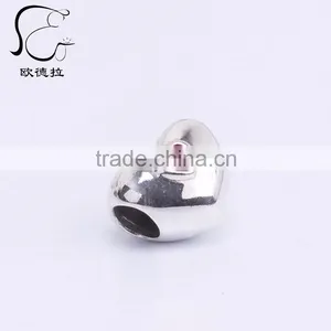 cz Paved Silver Sterling Charm thumbnail-2