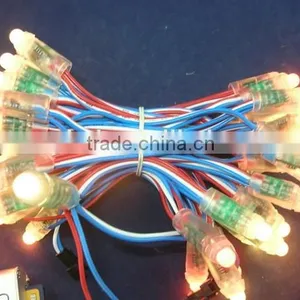 12mm WS2811 Waterproof IP68 Smart Led Module Pixel Light;DC5V Input;full Color;50pcs a String;round Shape thumbnail-5