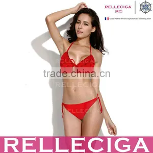 RELLECIGA 2016 Marianne Collection -Red 3D Blooming Flower Triangle Top Bikini Set With Moderate Push-up Molded Cups thumbnail-1