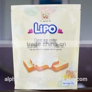 LIPO Imported Biscuits Cookies - LIPO 129g per Bag for Pakistan and Bangladesh thumbnail-1