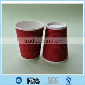 Printed Paper Cups/triple Wall Hot Cup/ripple Paper Cup With Lids thumbnail-1