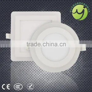 6w LED Warm and Cool White 2 Color Panel Light (Side Emit) Round Led Panel Light thumbnail-4