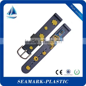 2016 Custom Silicone Rubber Wrist Watch Strap for Watches Teenagers Watch Strap thumbnail-1