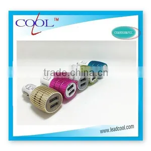 2016 New Hot Portable 5v 2.1 a Usb Charger Dual Usb Car Charger for Mobile Phone thumbnail-5