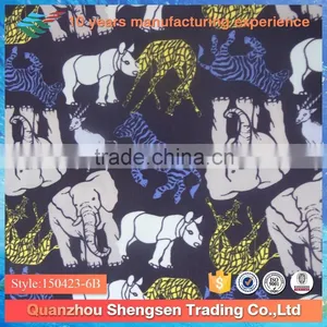 Colorful Animal Printed Swimwear Fabric thumbnail-2