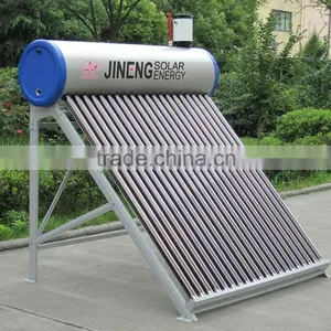 20 Tubes Acero Inoxidable Compact Non-Pressurized Solar Geyser With Water Automatically Small Tank thumbnail-1