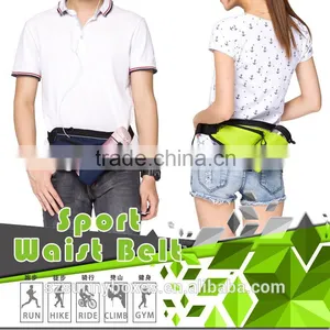 Ultra-light Weight Waterproof TC Fabric Sport Waist Belt With Water Bottle Holder thumbnail-6