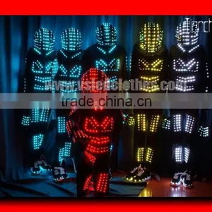 TC-067 Hip Hop Dance Apparel, LED Rope Light-up Costume, LED Tron Costume thumbnail-1
