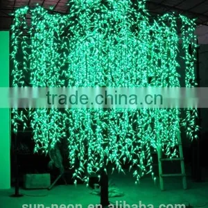 Outdoor Waterproof Artificial Led Weeping Willow Tree Lighting/ Led Lighted Willow Tree Lights thumbnail-4