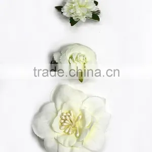 2016 New Design Fabric Flower Hair Clip Set thumbnail-1