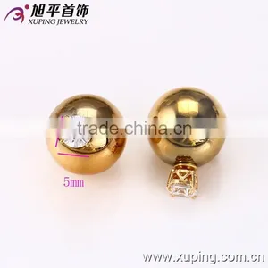 2015 Fashion Xuping Jewelry Gold Plated Jewelry Earrings With Colorful Zircon thumbnail-2