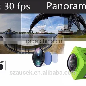 Action Camera be Unique 360 Degree Sport Action Camera 4k 30fps Mini DV Waterproof 30M 2016 New thumbnail-2