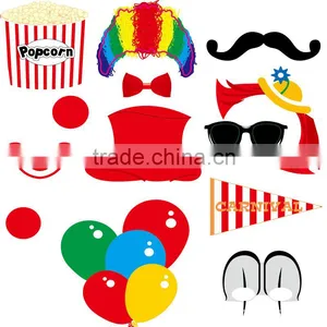 STOCK for Wedding, Birthday, Party - Fun Accessories Glass Cap Moustache Lips Bow Ties, Pack of 31Wisehands Photo Booth Props thumbnail-3