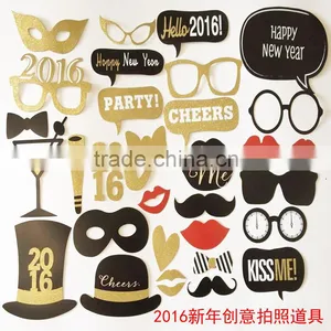 The New 2016 Wedding Wedding Ideas Funny Paper Beard Sprinkled Powder Photographed Shooting Props Party Supplies thumbnail-1