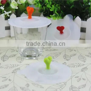 Heart Shape Silicone Suction Lid Silicone Pot Cover Lid thumbnail-1