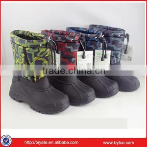 Fashion Printing Fabrics TPR Boy Boots 1510C422 thumbnail-1