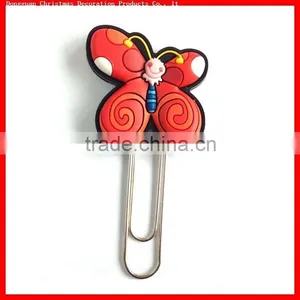 Butterfly Shaped Soft Pvc Paper Clip thumbnail-1