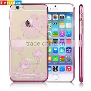 Wholesale Fashion Flower Diamond Hard Cases for Iphone 6 Plus thumbnail-2