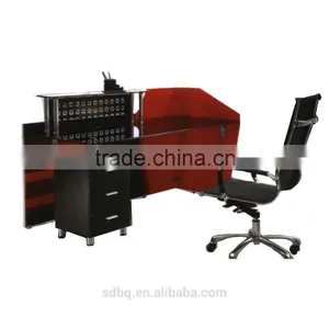 PT-P0401 2016 Glass Top Office Modern Reception Desk for Sale thumbnail-2