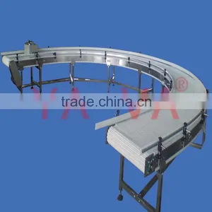 180 Degree Modular Conveyor / Modular Plastic Conveyor Belt Line thumbnail-1