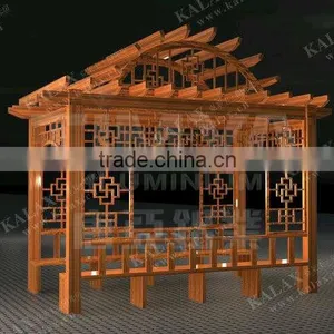 Arch Cheap Aluminium Garden Stone Column Pergola Metal thumbnail-6