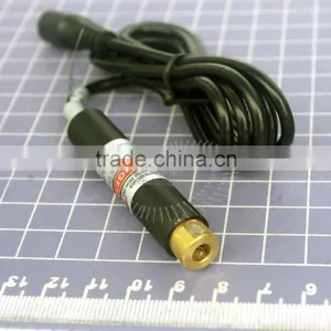 Focusable 650nm 50mw Red Line Laser Module DC5V Glass Lens Locater 12x60mm thumbnail-1