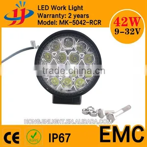 Top Quality With Cheap Price 9V - 32V Offroad Lights Truck Round 42w Light Led Headlight thumbnail-1