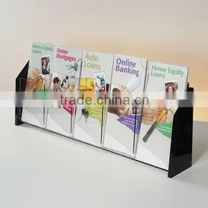 Acrylic Wallmount Pocket Book Holder thumbnail-1