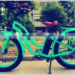 Newest! New Design Cool Fat Tire Electric Mountain Bike 48v 500w for Sale thumbnail-2