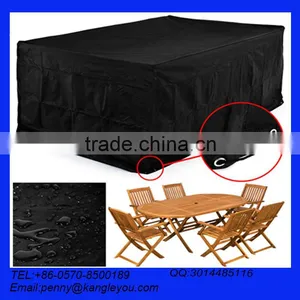 Home Garden Rectangular Table Cover and Chairs thumbnail-1