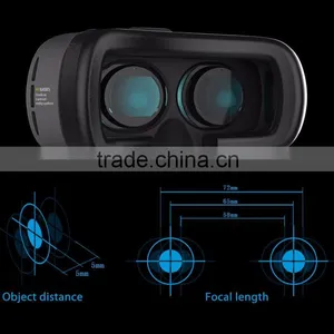 Wholesale Cardboard vr Glasses 3d vr Box 2.0 Wholesale vr Box Glasses 3d vr 2.0 Shinecon vr Glasses thumbnail-6