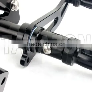 Motocycle Custom Made CNC Aluminum Adjustable Rear Sets Forward Foot Controls thumbnail-4