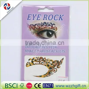 Charming Eye Art Tattoo Temporary Stickers Eye Liner DIY Decorations 6 Designs Chosen thumbnail-1