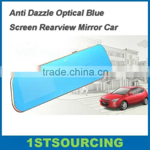 Rearview Mirror Camera 4.3inch TFT Anti-dazzling Blue Screen 140degree Wide Angle thumbnail-1