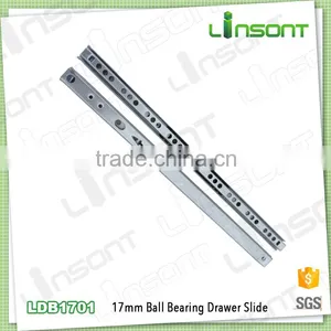 Popular 17mm Mini Ball Bearing Kitchen Fittings Drawer Slide thumbnail-1