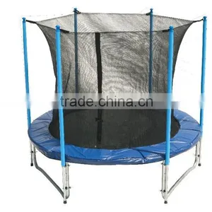 8FT Round Trampoline With Safety Net thumbnail-2