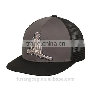 100% Cotton 6 Panel Custom Baseball Cap Adjustable Performance Hat thumbnail-1