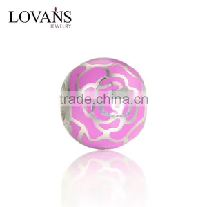 Fashionable European Style Enamel 925 Sterling Silver Charm Beads thumbnail-1