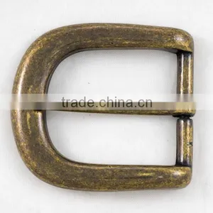 35mm Polish Press Tooth Metal South America Vintage Antique Brass Belt Buckle thumbnail-2