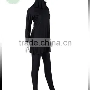 Ladies Modest Swimwear Women Muslim Swimsuit Black Bathers Burqa Bathing Suit thumbnail-2