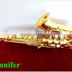 Curved Bell Gold Lacquer Children Soprano Saxophone (335G) thumbnail-1