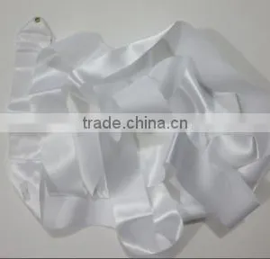 White Rhythmic Gymnastic Dance Ribbon thumbnail-6