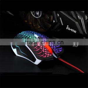 Adjustable 1200 1600 2400 DPI 6 Buttons Game Mouse With Backlight Plug and Play thumbnail-5