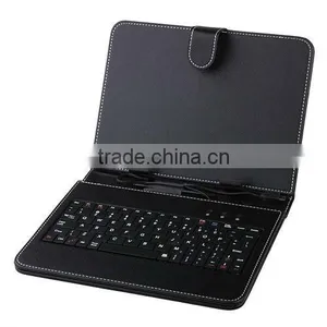 8 Inch Tablet Case With Mini Usb Port Keyboard Leather Case With Mic Usb Port thumbnail-1